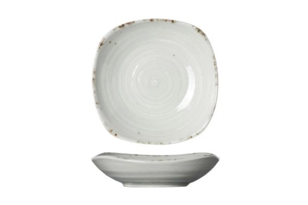 Avalon Schale eckig, D 13cm, H: 3cm