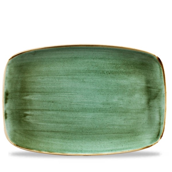 Stonecast Samphire Green Platte rechteckig 35.5x24.5cm