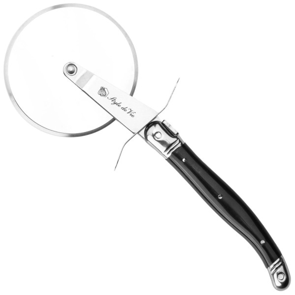 Laguiole Pizzaschneider schwarz