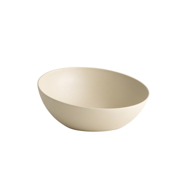 Frostfire Schale D26.5cm H12cm beige aluminium