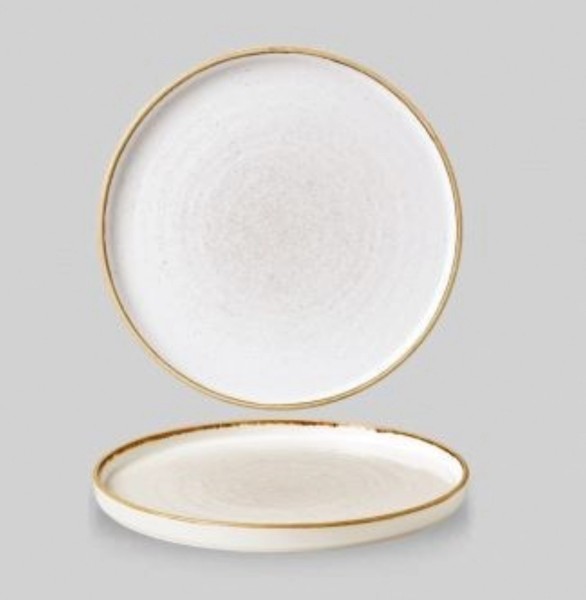 Stonecast Barley White Walled Teller flach 21cm