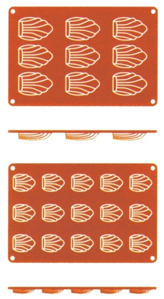 Silikon-Backmatte Madeleine, 6 cm