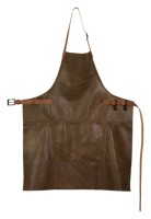 Schürze BBQ vintage brown