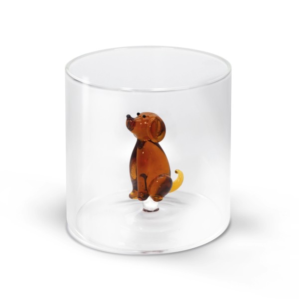 Glas aus Borosilikat 250ml Hund