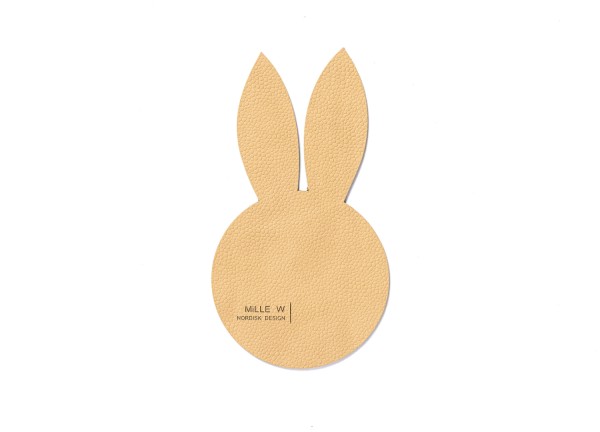 Untersetzer hase beige