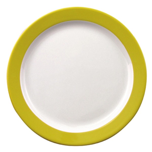 Color mit System Teller flach D19cm gelb