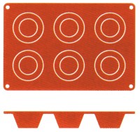 Silikon-Backmatte Muffin, 7 cm