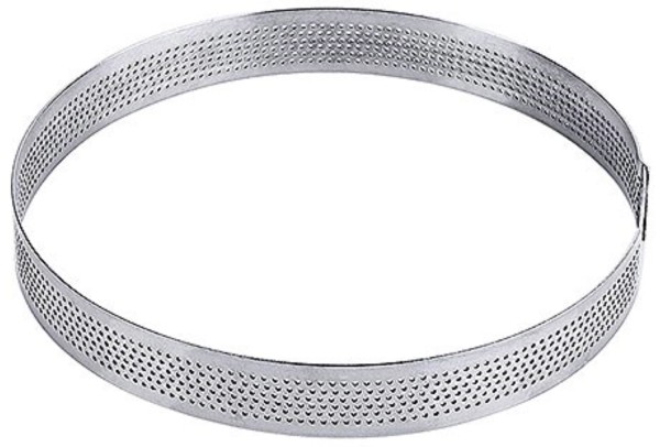 Tortenbodenring, rund, perforiert, 15x2 cm