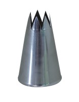 Spritztülle Stern D8 Edelstahl