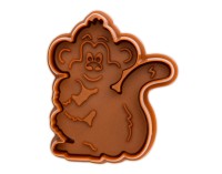 Ausstecher Affe 6 cm braun
