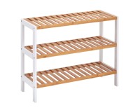 Schuhregal Bamboo weiss 70cm