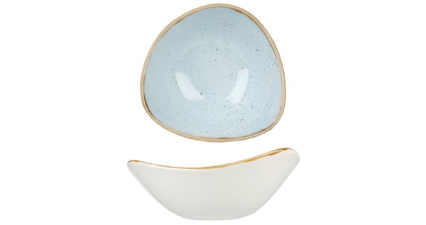 Stonecast Duck Egg Blue Triangel Schüssel 15.3cm