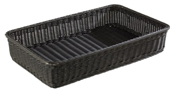 GN 1/1 Korb Profi Line schwarz 32.5x53cm Polypropylen
