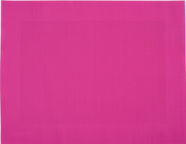 Tischset Rahmen, eckig, himbeere, 32x42cm