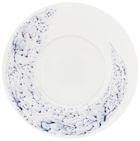 Blue Impression Teller D29cm H2.5cm SpiegelD 7cm
