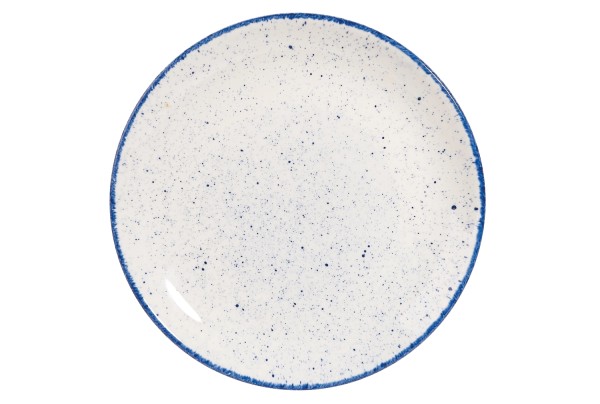 Stonecast Hints Indigo Blue Coupe Teller flach 21.7cm