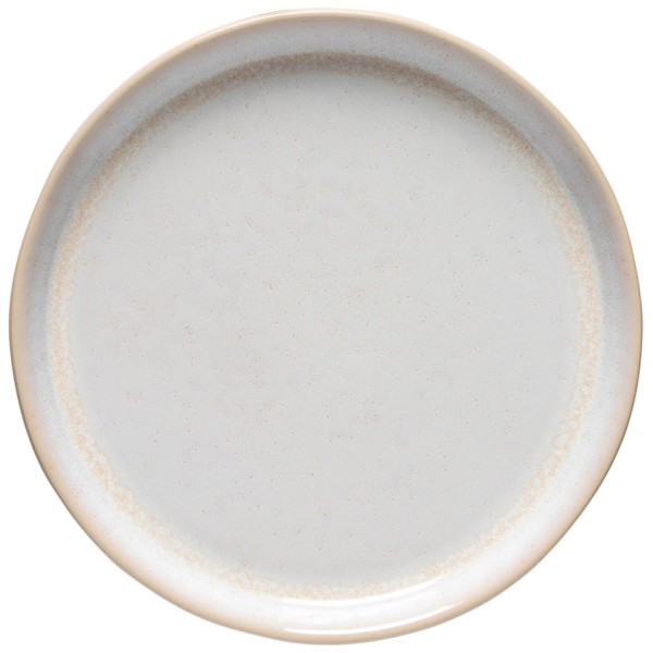Nótos Teller D20cm H2.4cm weiss/sand