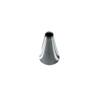 Petit Four Spritztülle D16cm Edelstahl