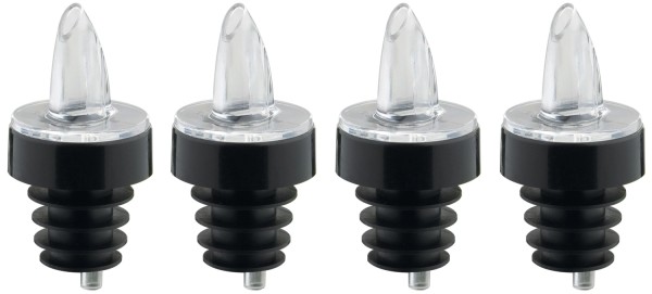 4er Set Jet-Pour Ausgiesser transparent