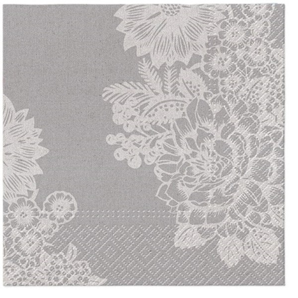 Servietten Lunch 20x Lovely Lace, 33x33cm