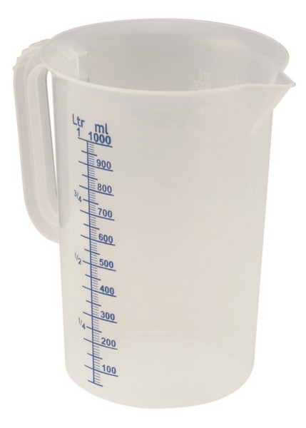 Messbecher 1lt Kunststoff