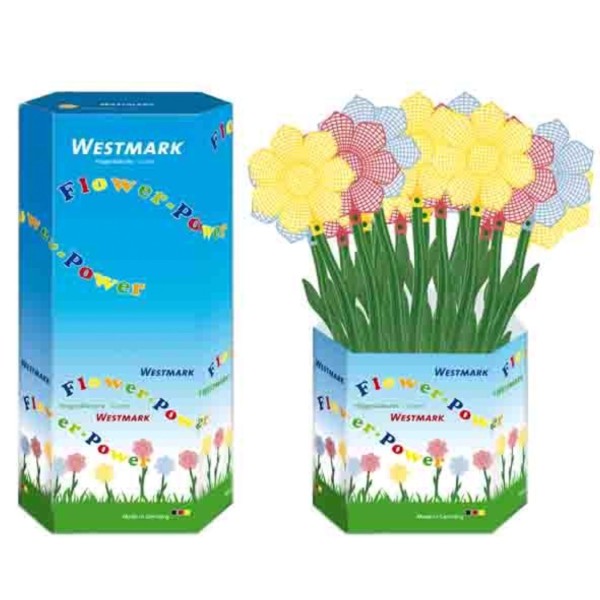 Display 100 Stk. Fliegenklatsche Blume, 48.5x13.5x0.5cm
