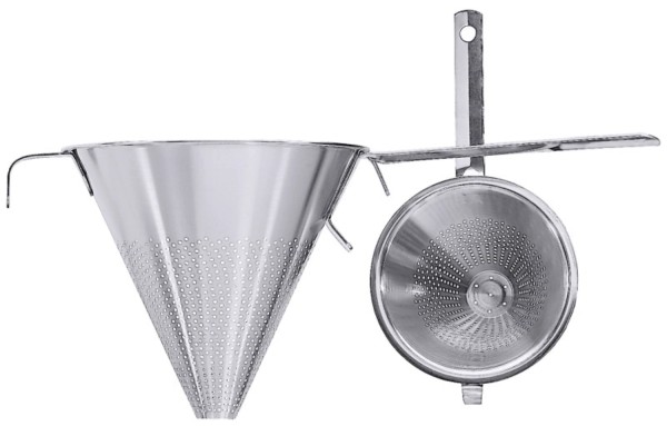 Spitzsieb mit Flachgriff 20 cm