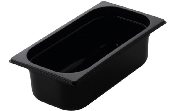 GN Behälter 1/3 Polycarbonat H10cm schwarz