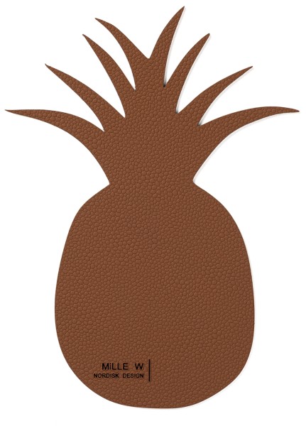 Untersetzer ananas cognac