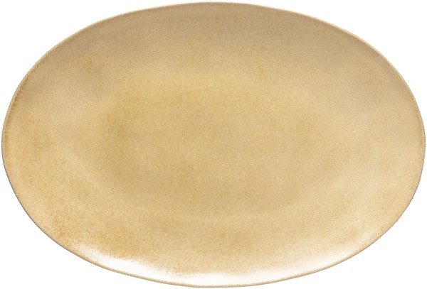 Livia Platte oval 45x31.1cm H4.1cm champagner