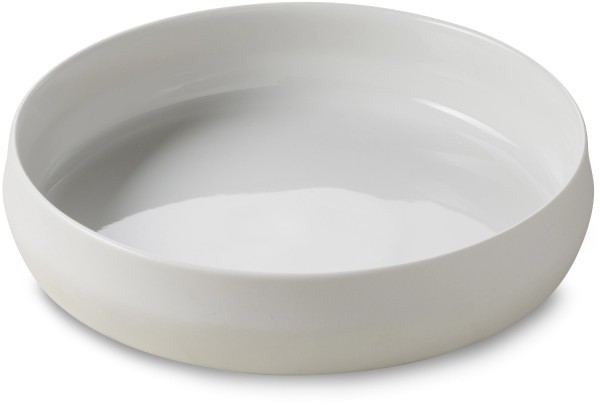 Contre-Jour Teller tief D21.5cm alabaster weiss