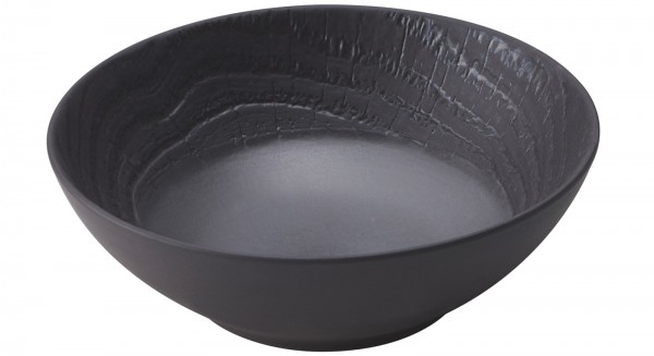 Suppenteller rund, H: 6.5 cm, Ø 19 cm, Lakritze