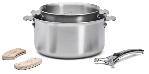 3er Set Alchimy Loqy Kass. Bratentopf u. Ab. Griff D16-20cm