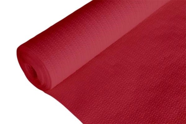 Papier-Tischdecke bordeaux, gewaffelt, 1.18x20 m