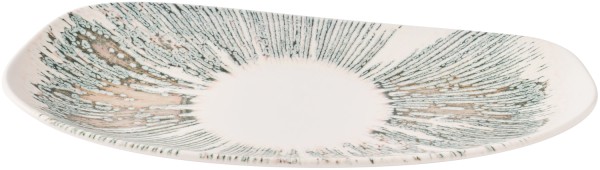 Lyra Pink Opal Organic Oblong Platte 35x18.5cm