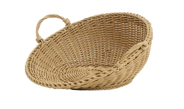 Korbschütte, h-beige, D42x18,5cm
