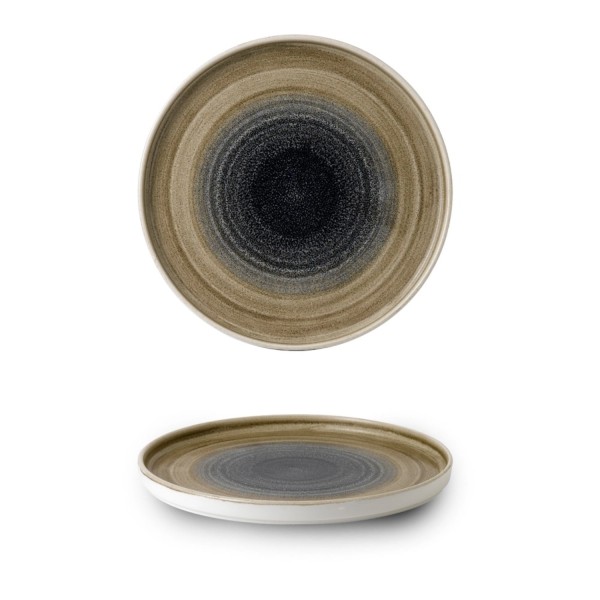 Stonecast Aqueous Bayou Walled Teller flach 26cm