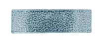 S.P. Raku Topaz Blue Platte rechteckig 29.5x8.8cm