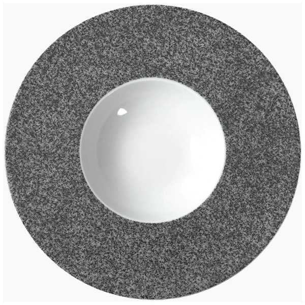 Raw Gourmet Teller D25cm granitgrau
