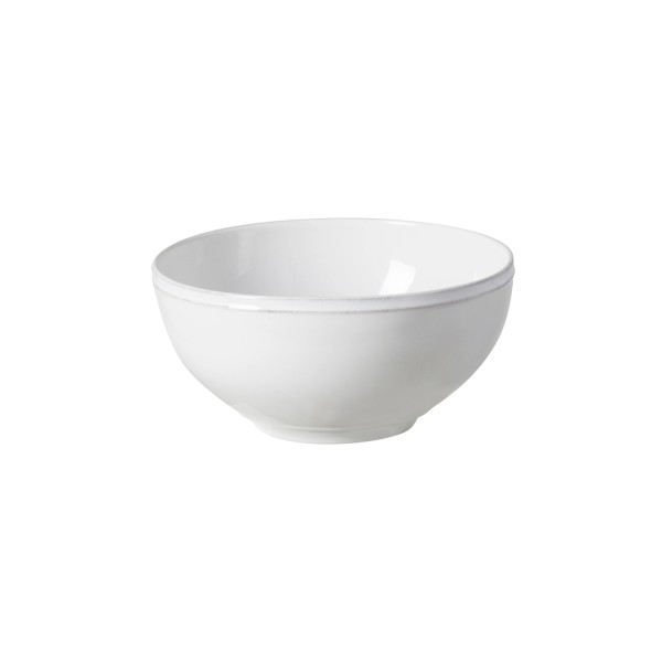 Friso Schale 1.8l D21cm H10.1cm Steinzeug weiss