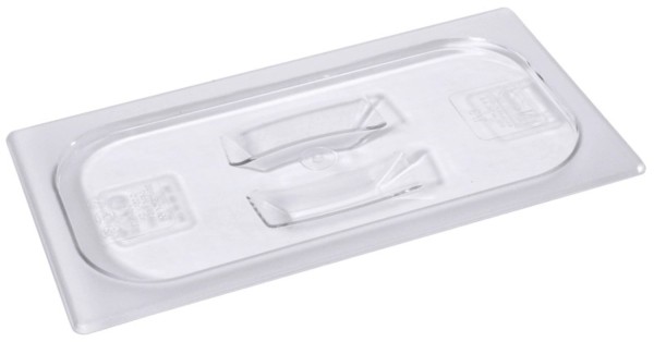 Deckel aus Polycarbonat 1/3 zu GN-Edelstahlbehältern