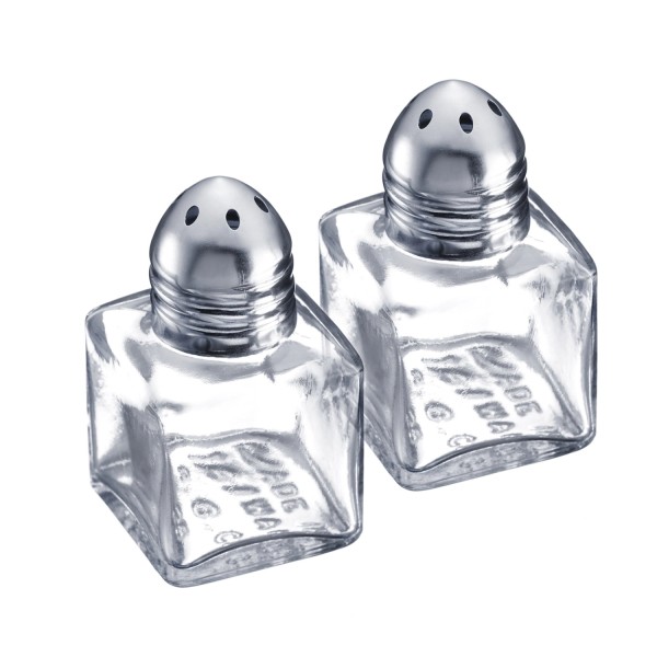2-tlg. Set Mini-Streuer, 2.9x2.9x4.9cm