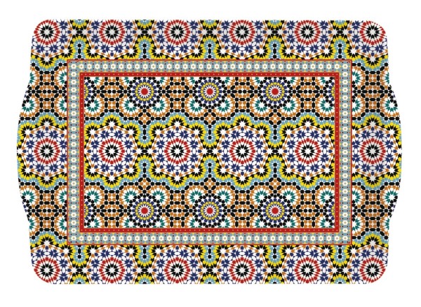 Art Around the World Arabian Tablett m.Griffen 33x22cm