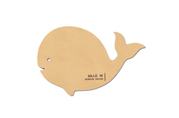 Untersetzer Kids wal beige