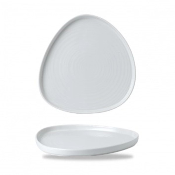 Chef's Plates White Triangel Teller 26cm H2cm