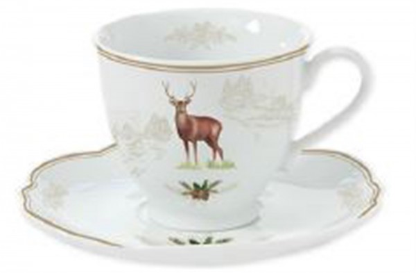 Deer Teetasse m. Untertasse 225 ml