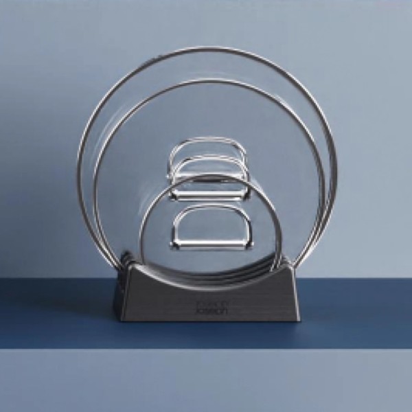 2er Set Space Pfannendeckelhalter Edelstahl