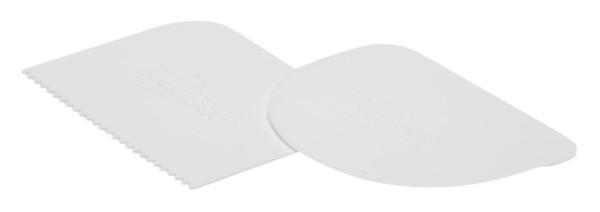 Teigschaber 2-teilig 12 cm