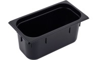 GN Behälter 1/4 Polycarbonat H15cm schwarz