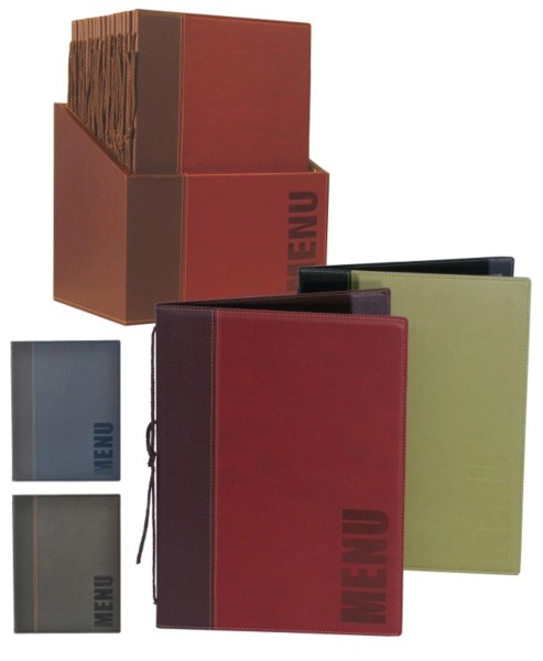 Speisekartenmappe A4, blau